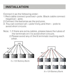 4s 12v/24v/36v/48v Battery Equalizer and Balancer - Electromann SA