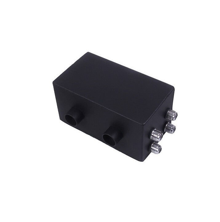 CNC Stamped Black Oil Catch Can Breather Tank for Cars - Efficiently Capture Oil Vapors, Maintain Engine Performance - Electromann SA