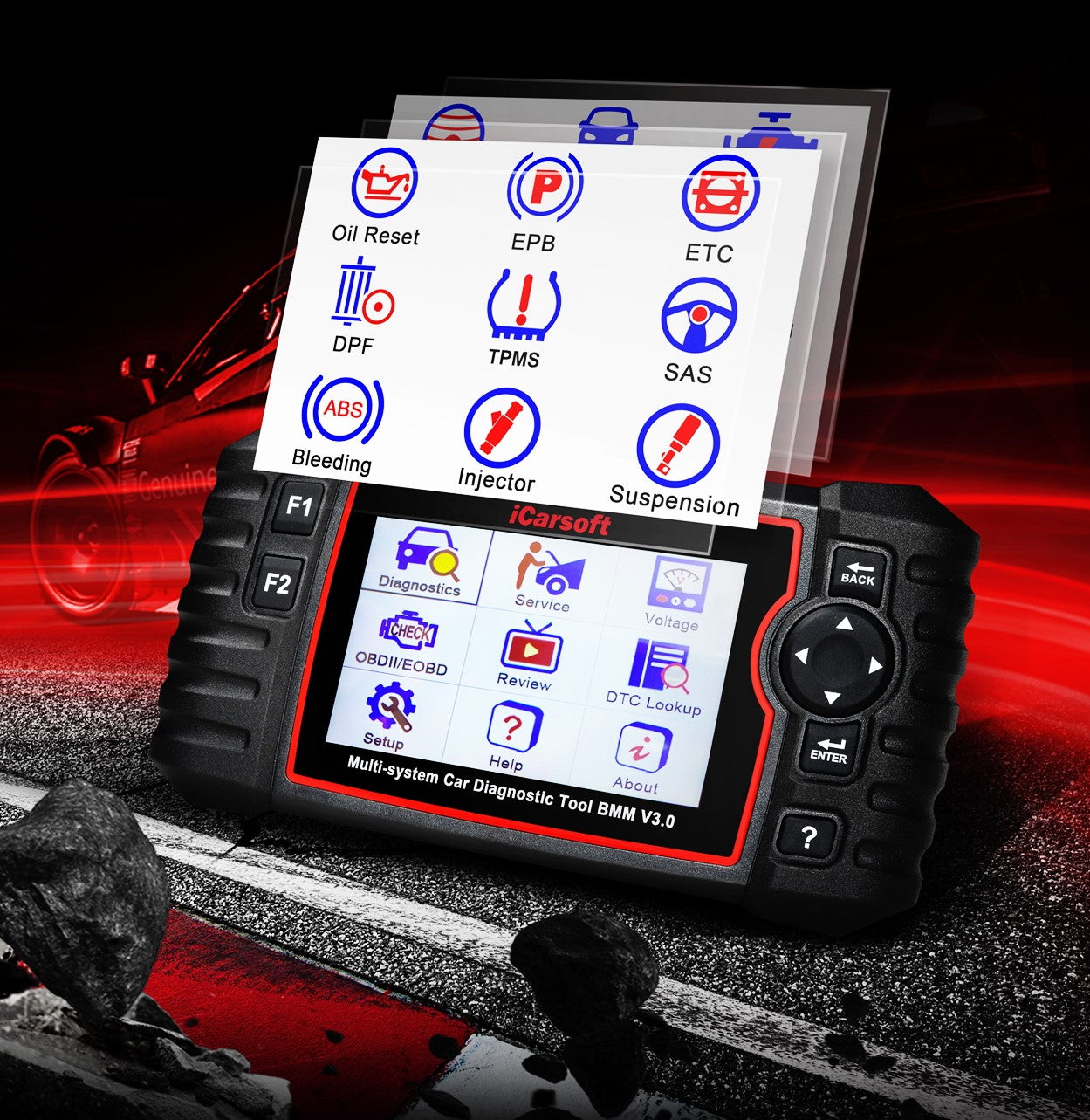 iCarsoft BMM v3.0 Diagnostic Tool for BMW-Mini-Rolls Royce Vehicles - Electromann SA