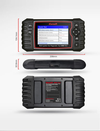 iCarsoft BMM v3.0 Diagnostic Tool for BMW-Mini-Rolls Royce Vehicles - Electromann SA