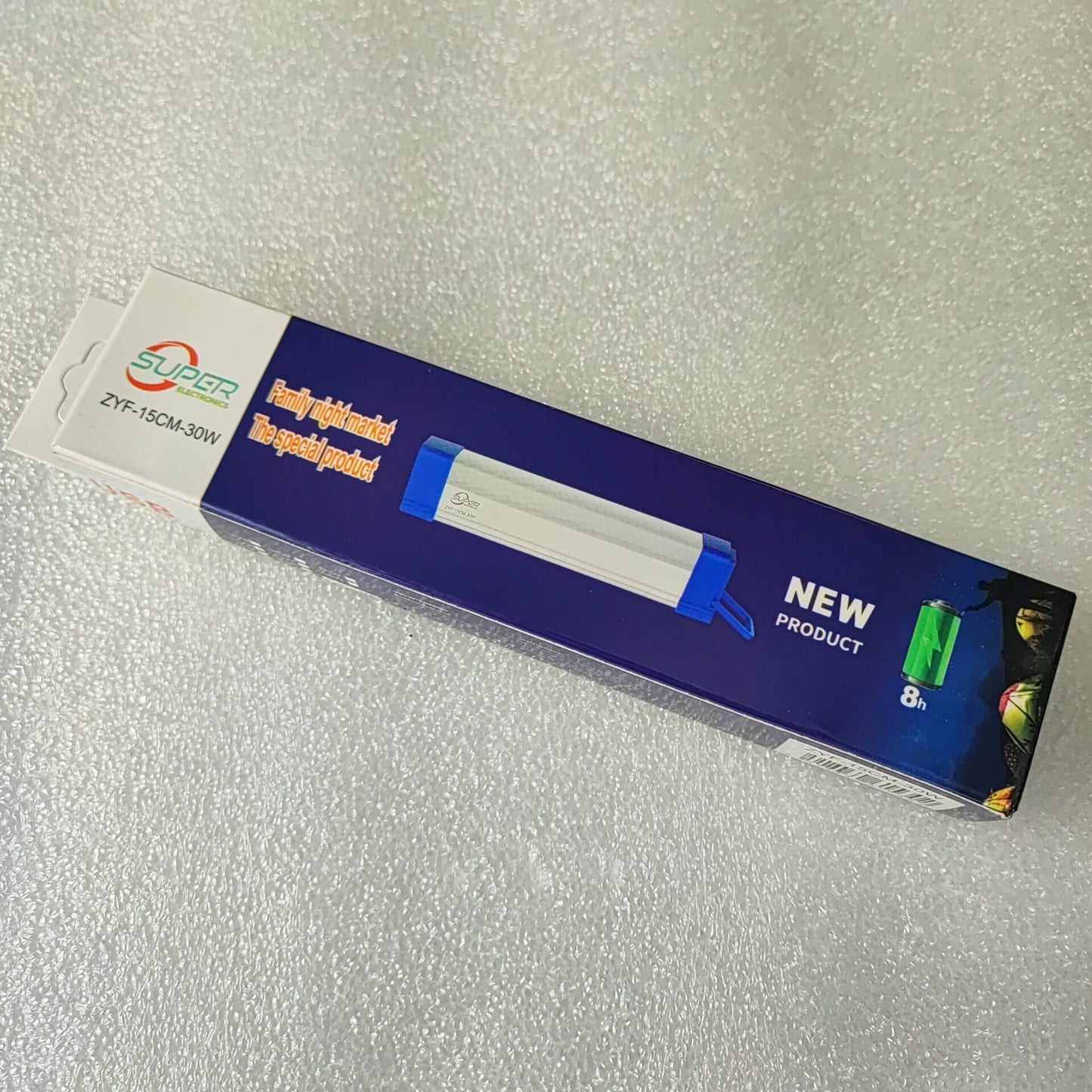 SUPER 30cm 6W T5 Rechargeable Portable LED Tube Light - Electromann SA