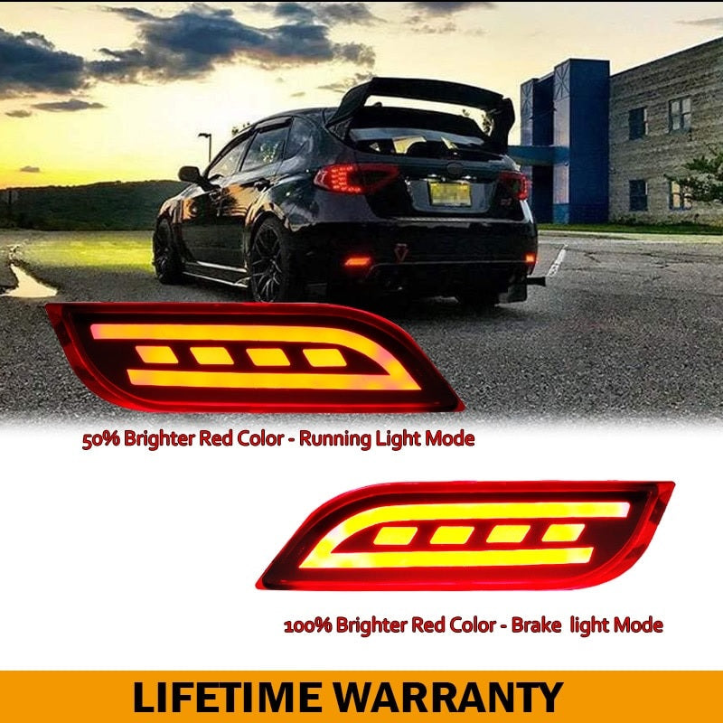 LED Bumper Reflector Lights For Subaru Impreza WRX or WRX/STi/XV - Electromann SA