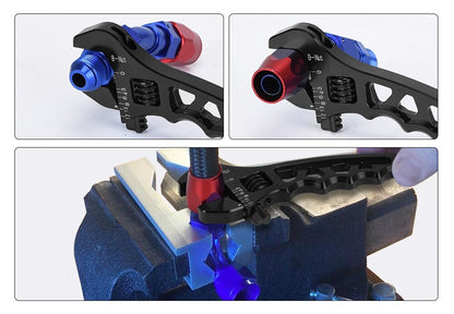 Adjustable Aluminum AN Wrench Spanner - Electromann SA