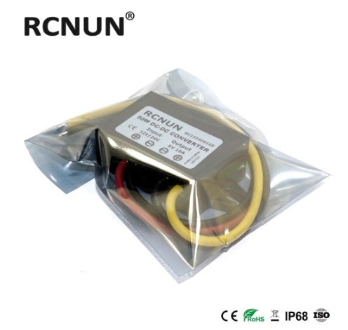 RCNUN 24V to 12V 5A Step-down DC DC Converter - Reliable and Efficient Power Conversion - Electromann SA