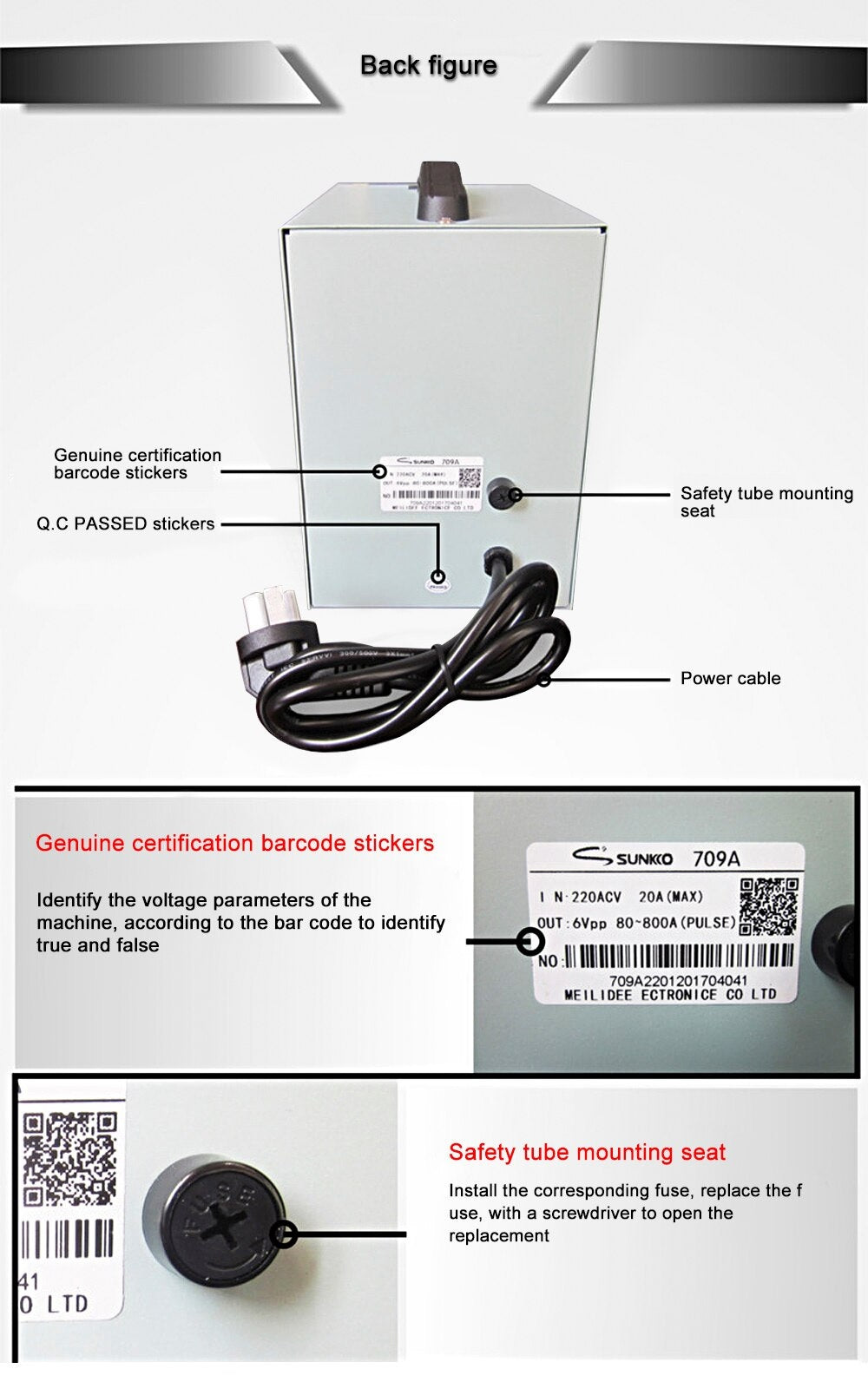 SUNKKO 709A Spot Welder for Lithium Battery Packs - Portable and Reliable - Electromann SA