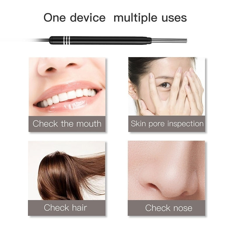 Buy Ear Cleaning Otoscope Camera 5.5MM 3in1 - Examine and Clean Ears Easily - Electromann SA