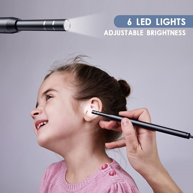 Buy Ear Cleaning Otoscope Camera 5.5MM 3in1 - Examine and Clean Ears Easily - Electromann SA