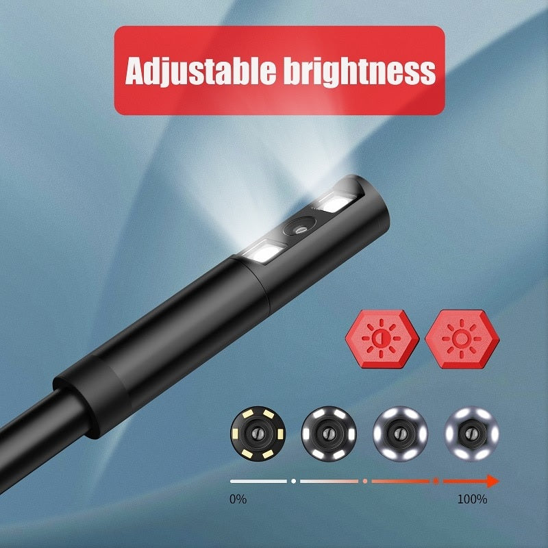 Explore Hard-to-Reach Areas with the 50m Side View Camera HD 1080P Endoscope - Electromann SA