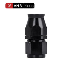 PTEF AN8 Straight Hose End Fitting For Stainless Steel Braided Hose - Electromann SA