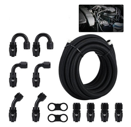 Buy High-Quality 5Meter AN6 Braided Oil/Fuel Hose Kit with Fittings and Clamps - Electromann SA