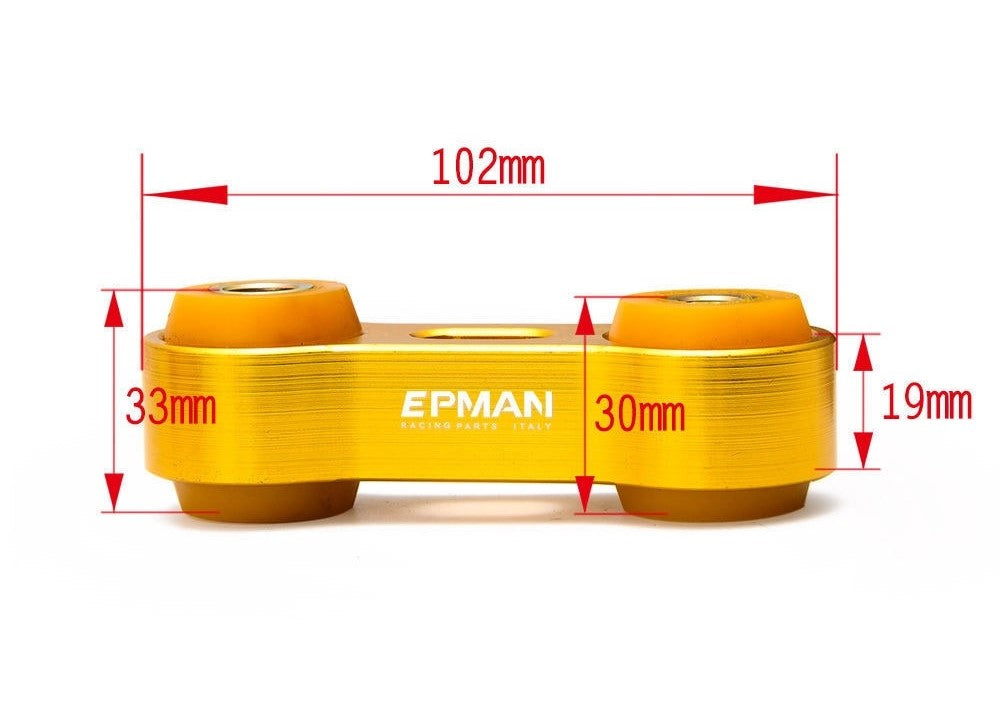 Front Swaybar End Links with Polyurithane bushings for Subaru Impreza WRX 04-07 - Electromann SA