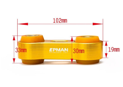 Front Swaybar End Links with Polyurithane bushings for Subaru Impreza WRX 04-07 - Electromann SA