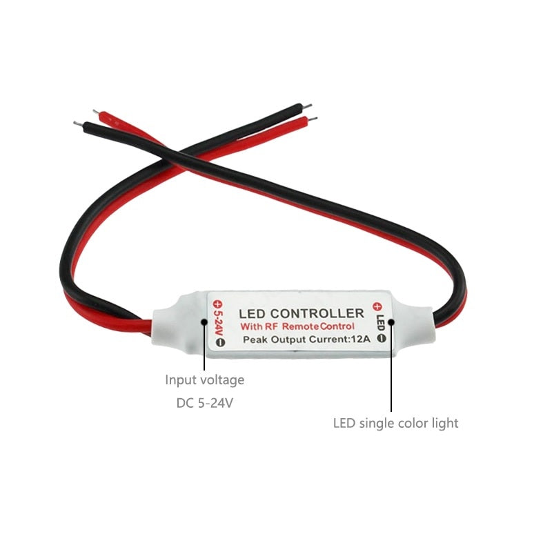 12A Wireless Mini LED Lighting Controller and Dimmer - Electromann SA