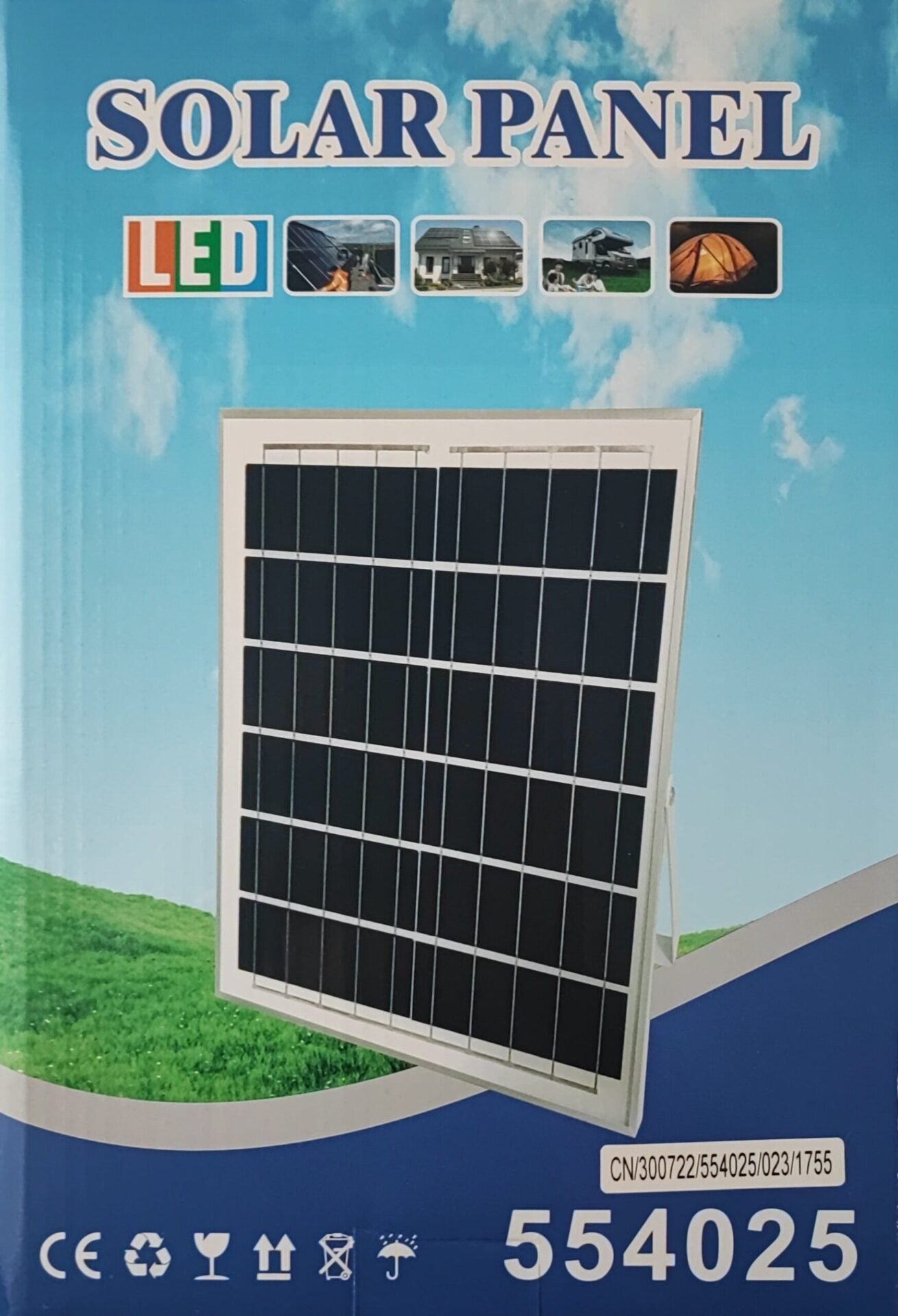 MTY-554025 25Watt Solar LED Outdoor Floodlight - Electromann SA