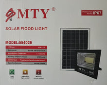MTY-554025 25Watt Solar LED Outdoor Floodlight - Electromann SA