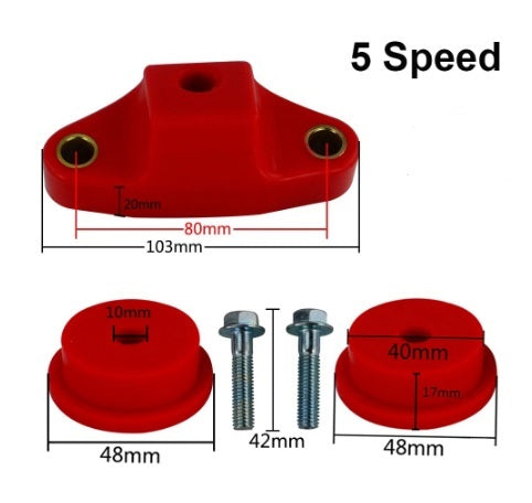 Front & Rear Shifter Stabilizer Bushing Kit (5 Speed ) For Subaru - Electromann SA