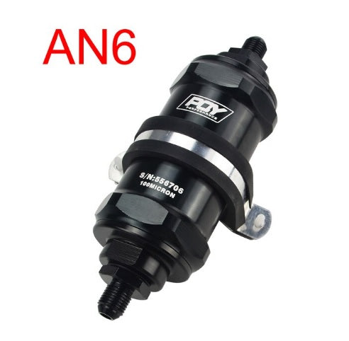 AN6 Inline Fuel Filter Compatible with E85 Ethanol - Electromann SA