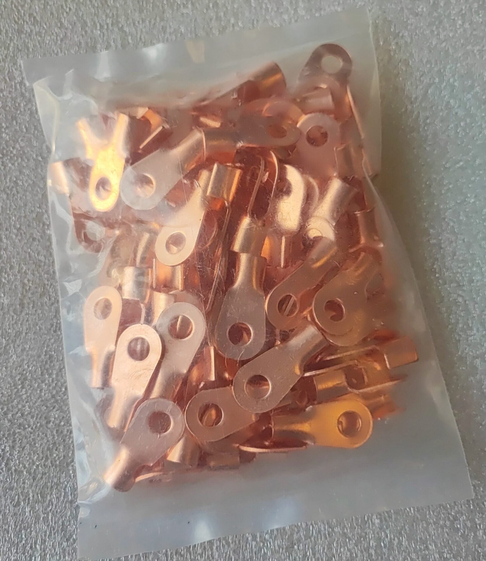 100Pieces 80Amp Copper Ring Lug Terminal - Electromann SA