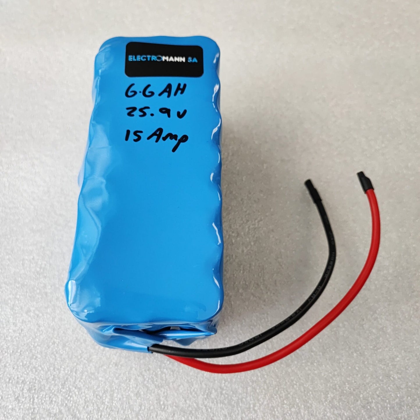 24V 6.6AH Rechargeable Li-ion Battery Pack with Balance Board - Electromann SA
