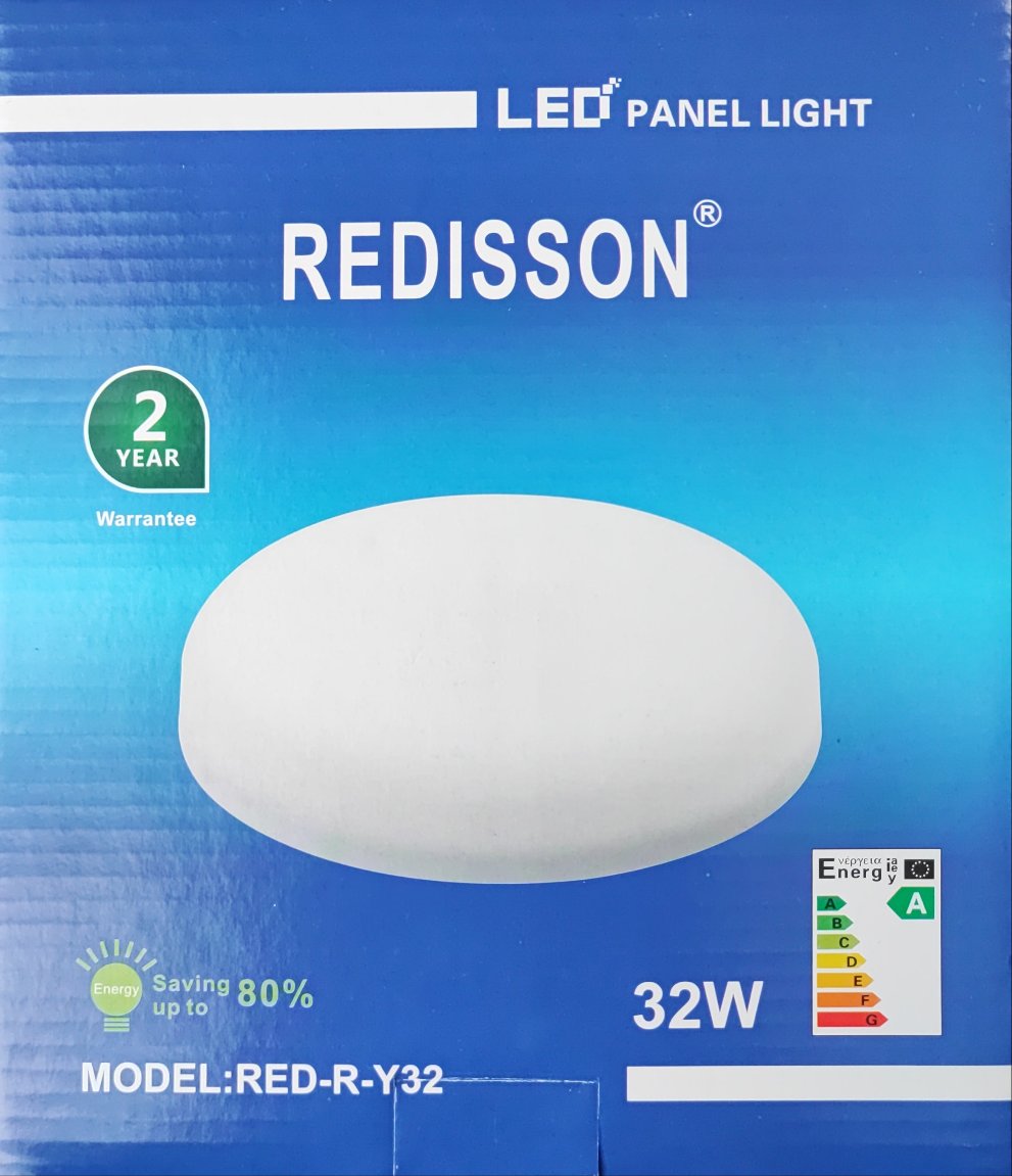 REDISSON #SUPER BRIGHT# 32W Round LED Light Panel - Electromann SA