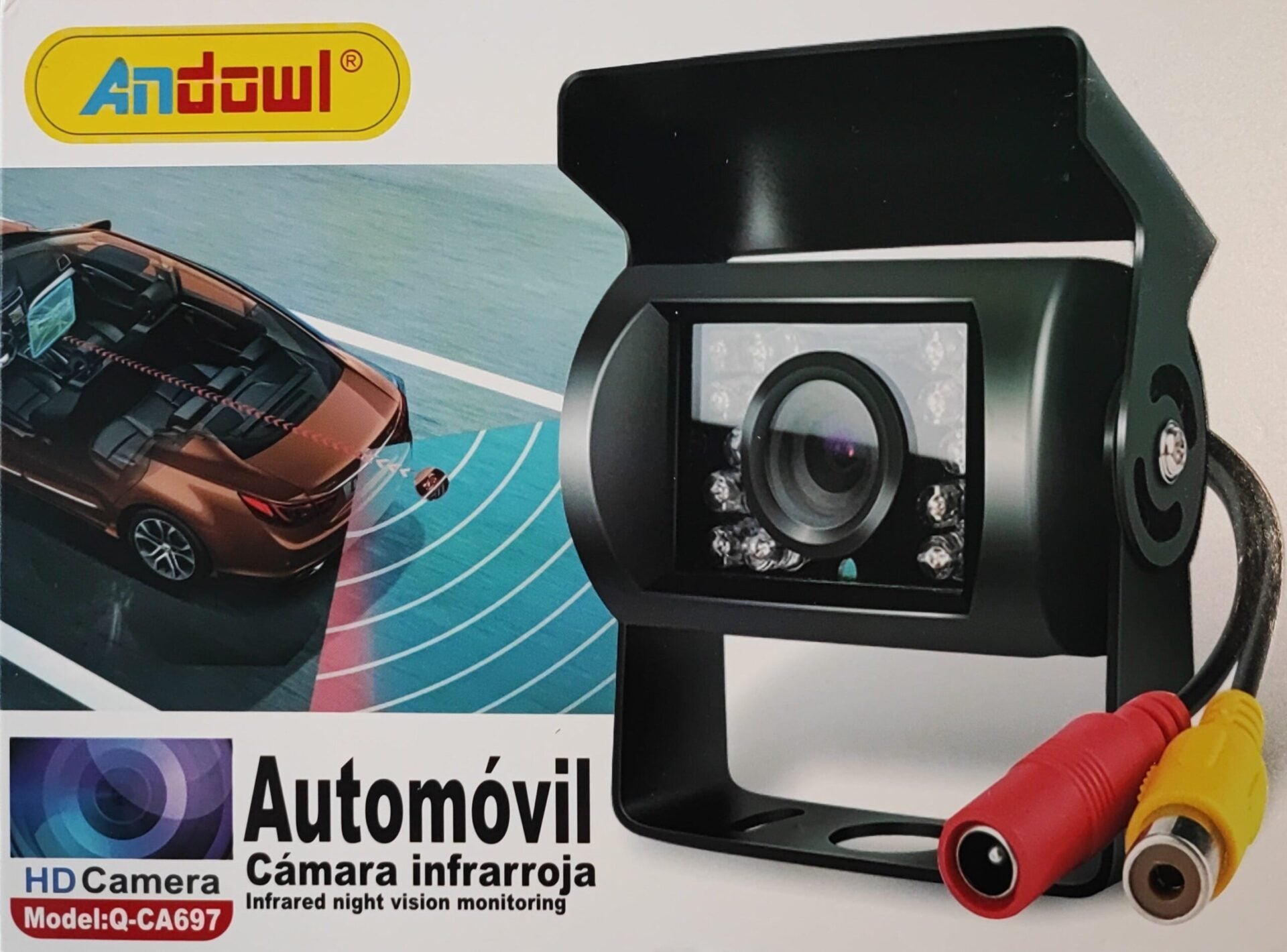 Andowl Waterproof Heavy Duty Anti-shock Reverse/Backup Camera - Electromann SA