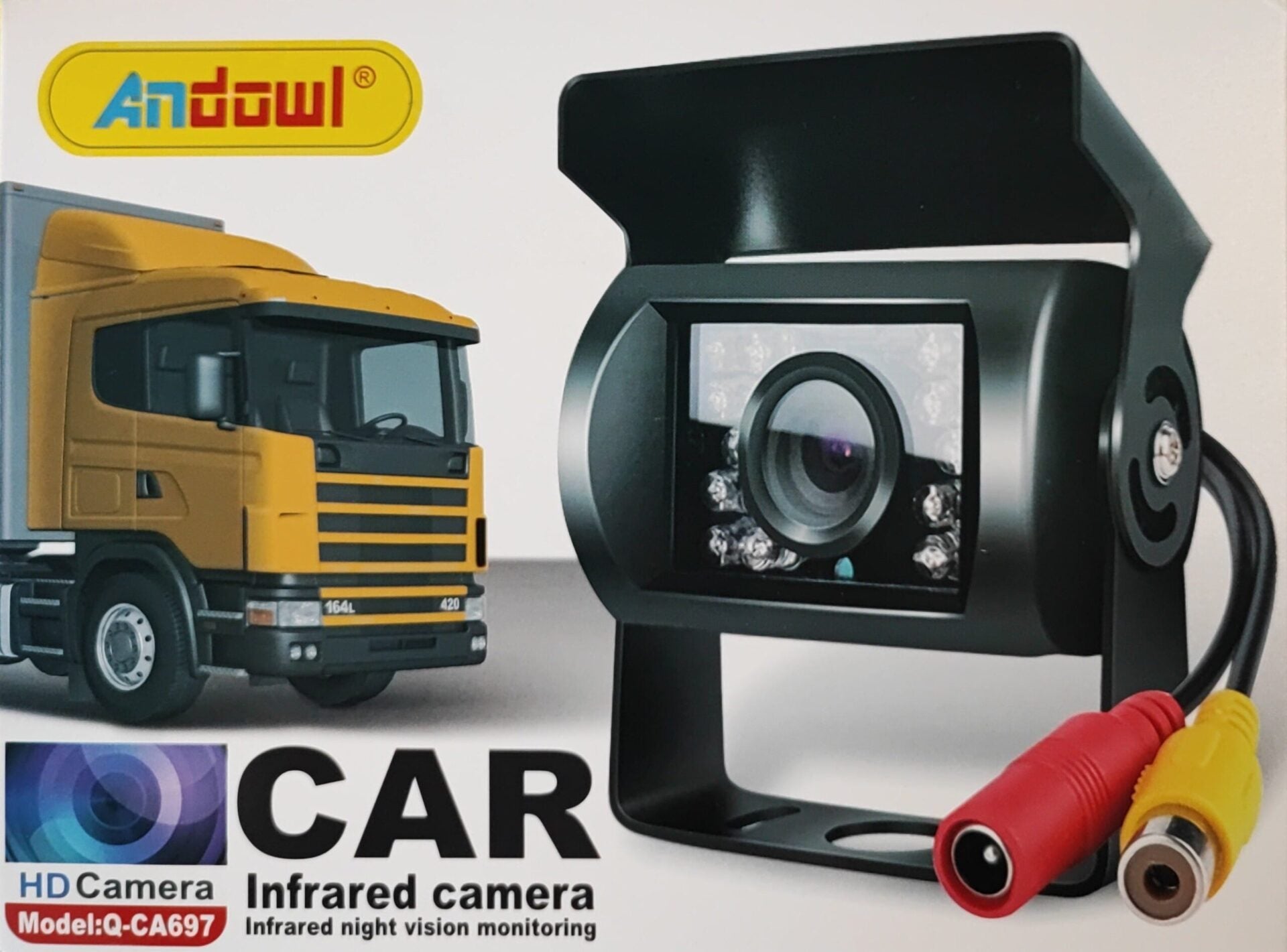 Andowl Waterproof Heavy Duty Anti-shock Reverse/Backup Camera - Electromann SA