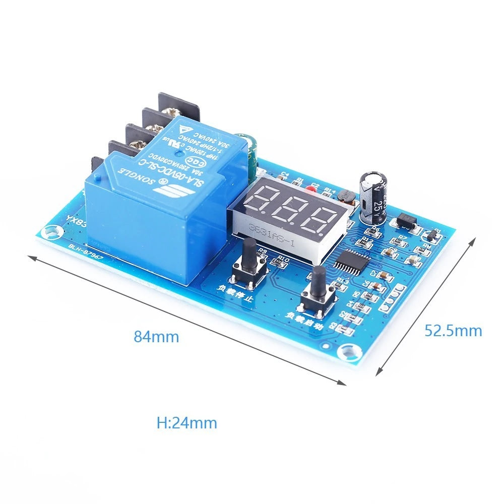 Over-Discharge Low Voltage Disconnect and Battery Protection Charger Board - Electromann SA