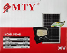 MTY-553030 30Watt Solar LED Outdoor Floodlight - Electromann SA
