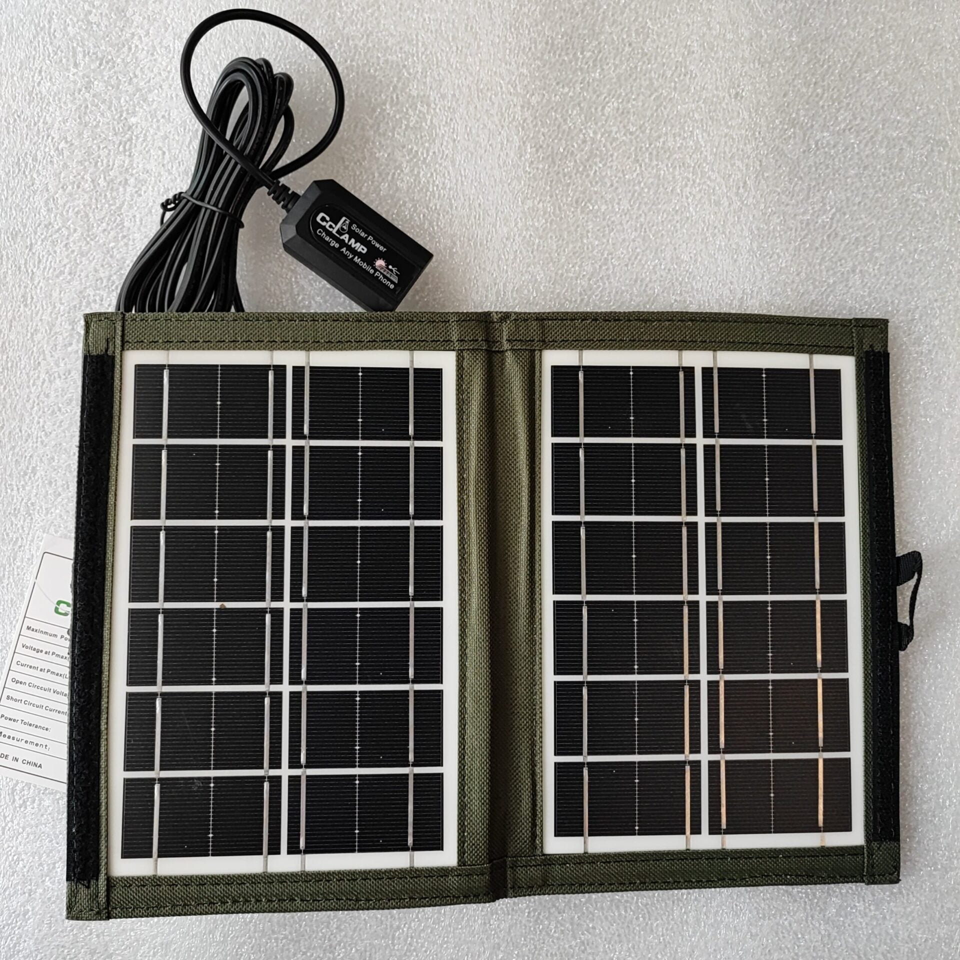 CCLamp CL-670 7W Solar Mobile Phone Charger Kit - Electromann SA