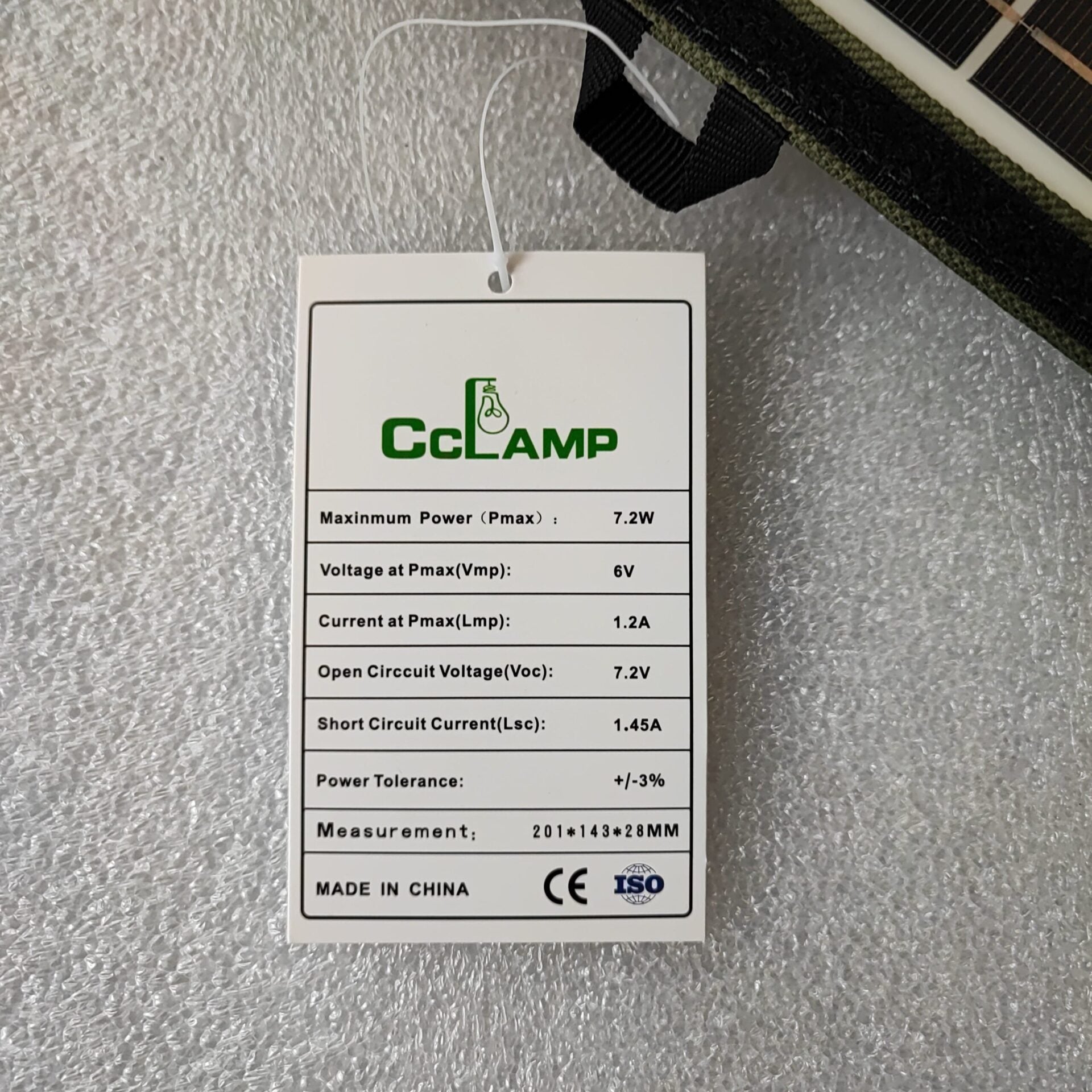 CCLamp CL-670 7W Solar Mobile Phone Charger Kit - Electromann SA