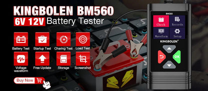 KINGBOLEN BM550 Car Battery Tester - Electromann SA