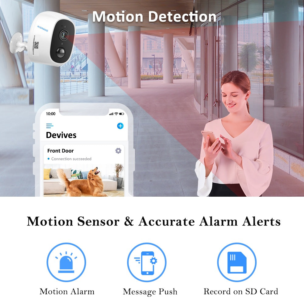 Solar Powered Wireless WiFi  Outdoor IP Camera - Electromann SA