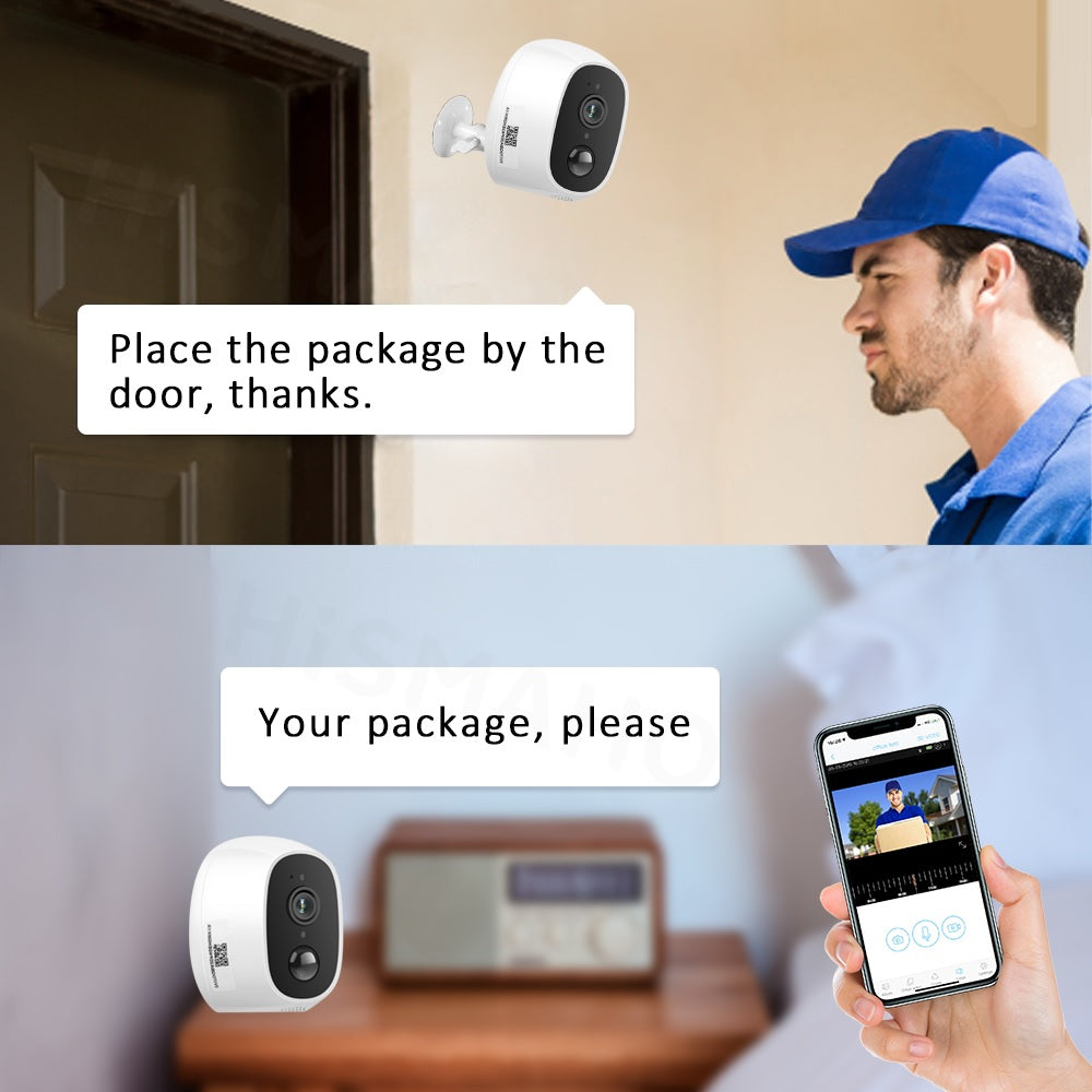 Solar Powered Wireless WiFi  Outdoor IP Camera - Electromann SA