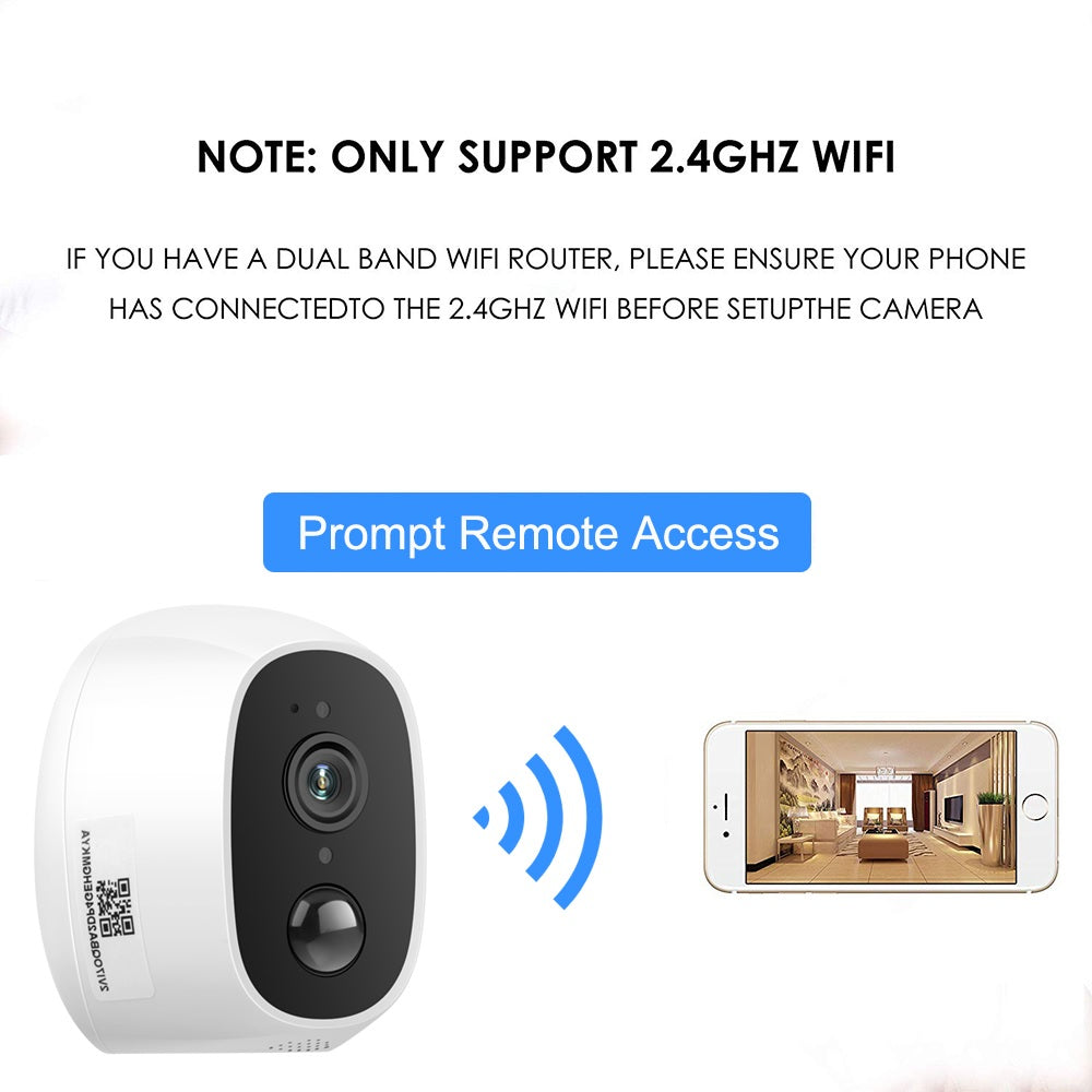 Solar Powered Wireless WiFi  Outdoor IP Camera - Electromann SA