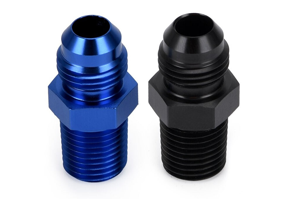 AN6 to 1/4 NPT Straight Adapter Flare Male Fitting - Electromann SA