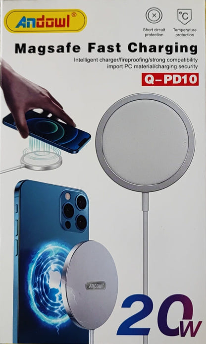 Andowl Q-PD10 20w Wireless Mobile Phone Charger - Electromann SA