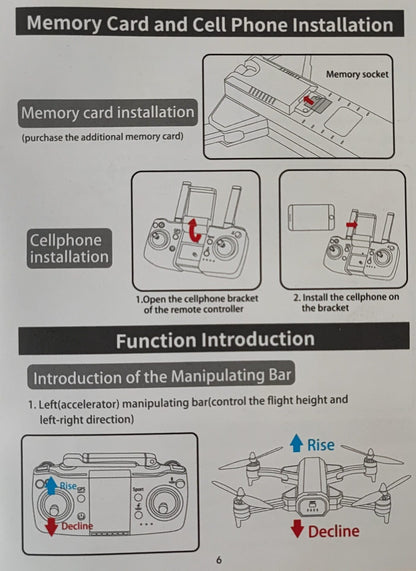 Andowl F30 GPS 4K HD Camera Wifi Foldable Drone - Electromann SA