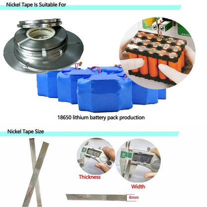 1kg 0.1x4mm Nickel Strip Roll - Electromann SA