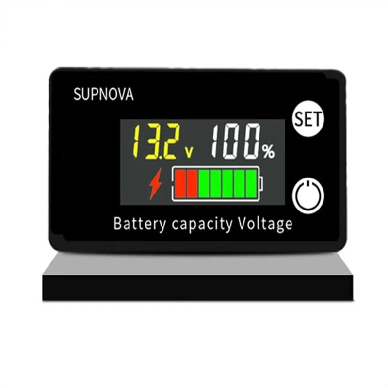 DC 8v to 100v Battery Volt/Capacity/Power Meter - Electromann SA