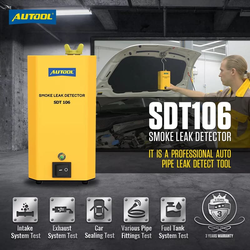 Autool SDT106 EVAP Smoke Leak Detector - Electromann SA