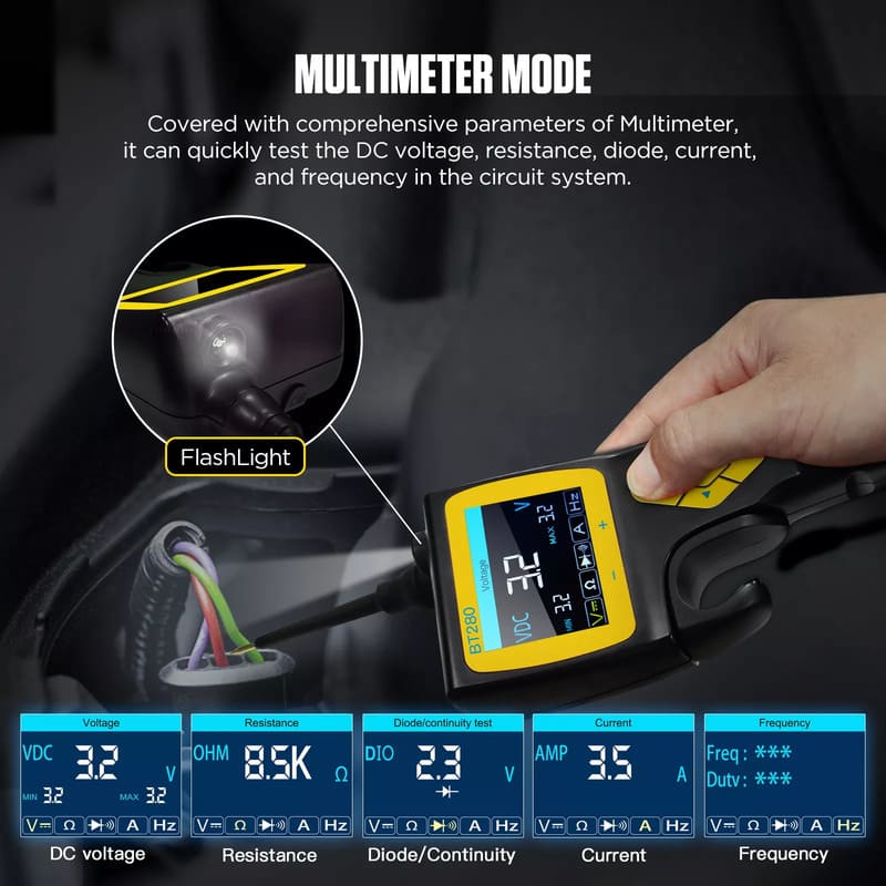 Autool BT280 Digital Circuit Tester - Electromann SA