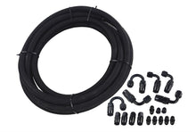 Premium AN6 Black Racing Hose Fuel Oil Line Kit for Racing Enthusiasts - Electromann SA