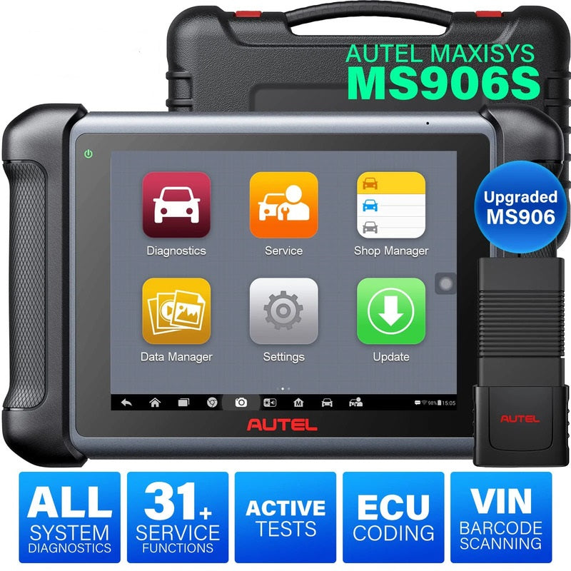 Autel MaxiSys MS906S Diagnostic Scanner Tool | 31+ Service Functions - Electromann SA
