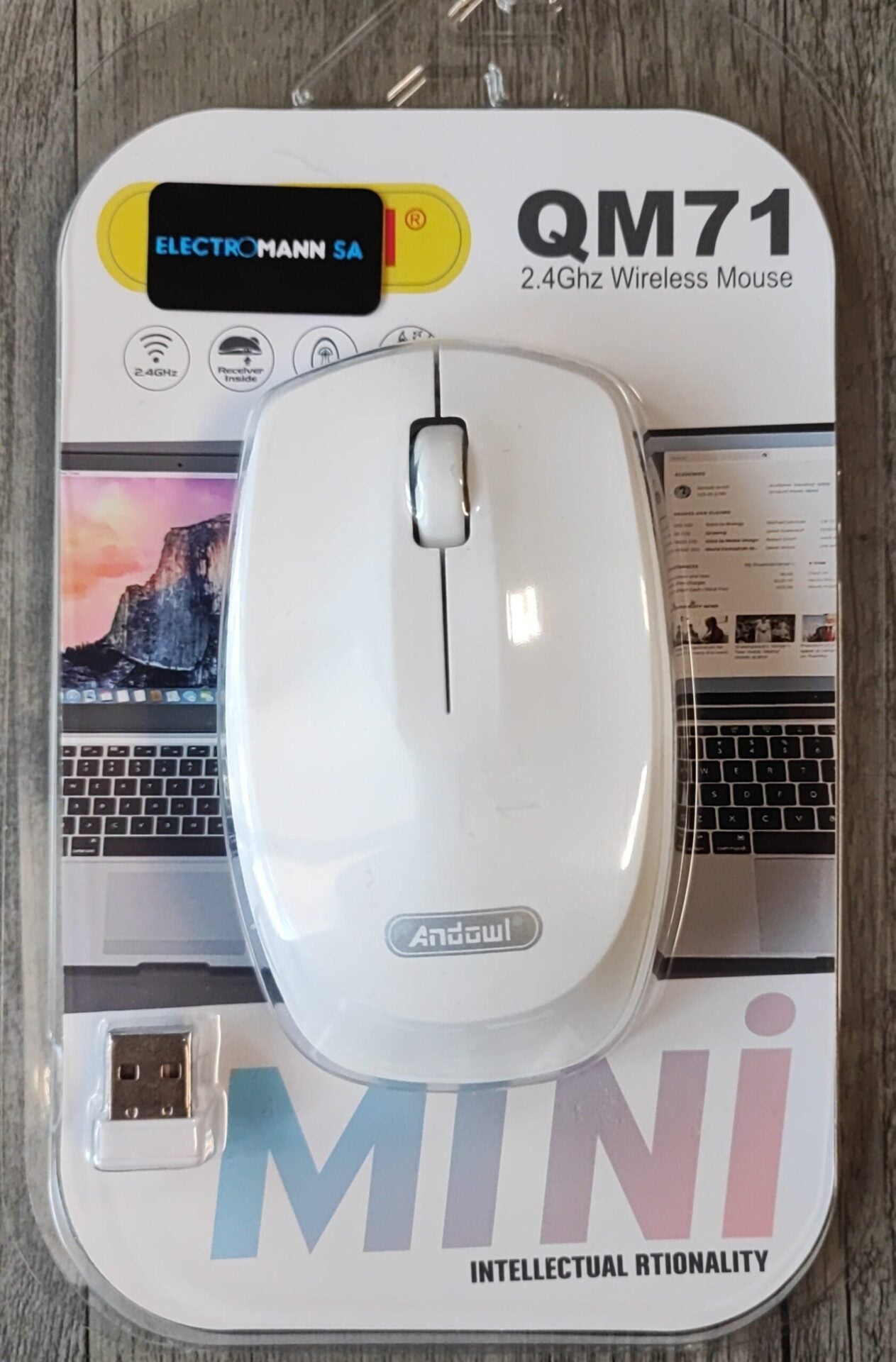 Andowl QM71 2.4Ghz Wireless Mouse - Seamless Connectivity and Precise Control - Electromann SA