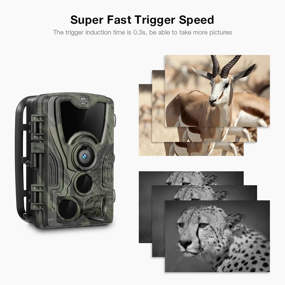 HC801 20MP Full HD Hunting Trail/Wildlife Camera with Night Vision - Electromann SA