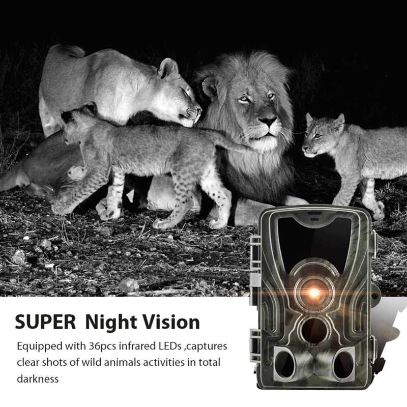 HC801 20MP Full HD Hunting Trail/Wildlife Camera with Night Vision - Electromann SA