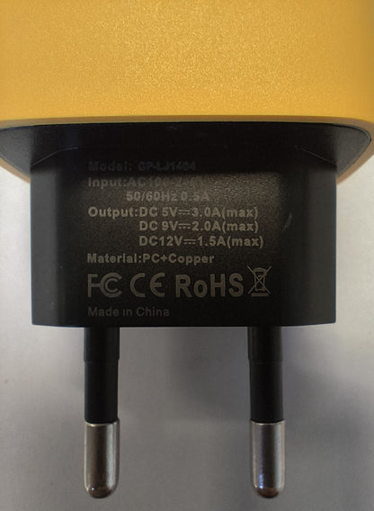 Gpengkj QC3.0 Quick Charge USB 3Amp Wall Phone Charger - Electromann SA