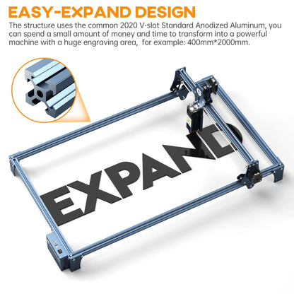 Enhance Your Laser Engraving Machine with SCULPFUN Engraving Area Expansion Kit - Electromann SA