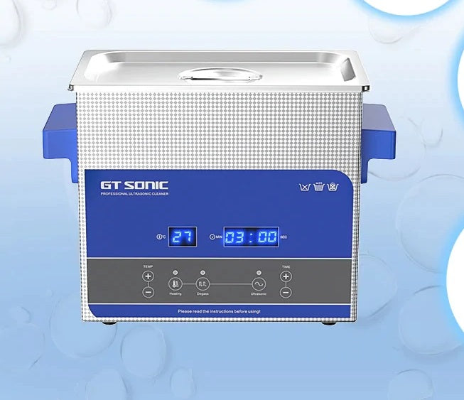 3L 100W Ultrasonic Bath for Cleaning Jewelry - Electromann SA