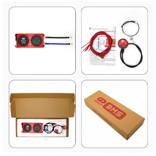 DALY 12V 4S LiFePo4 LTO 60A BMS with Balance - High-Quality Battery Management System - Electromann SA
